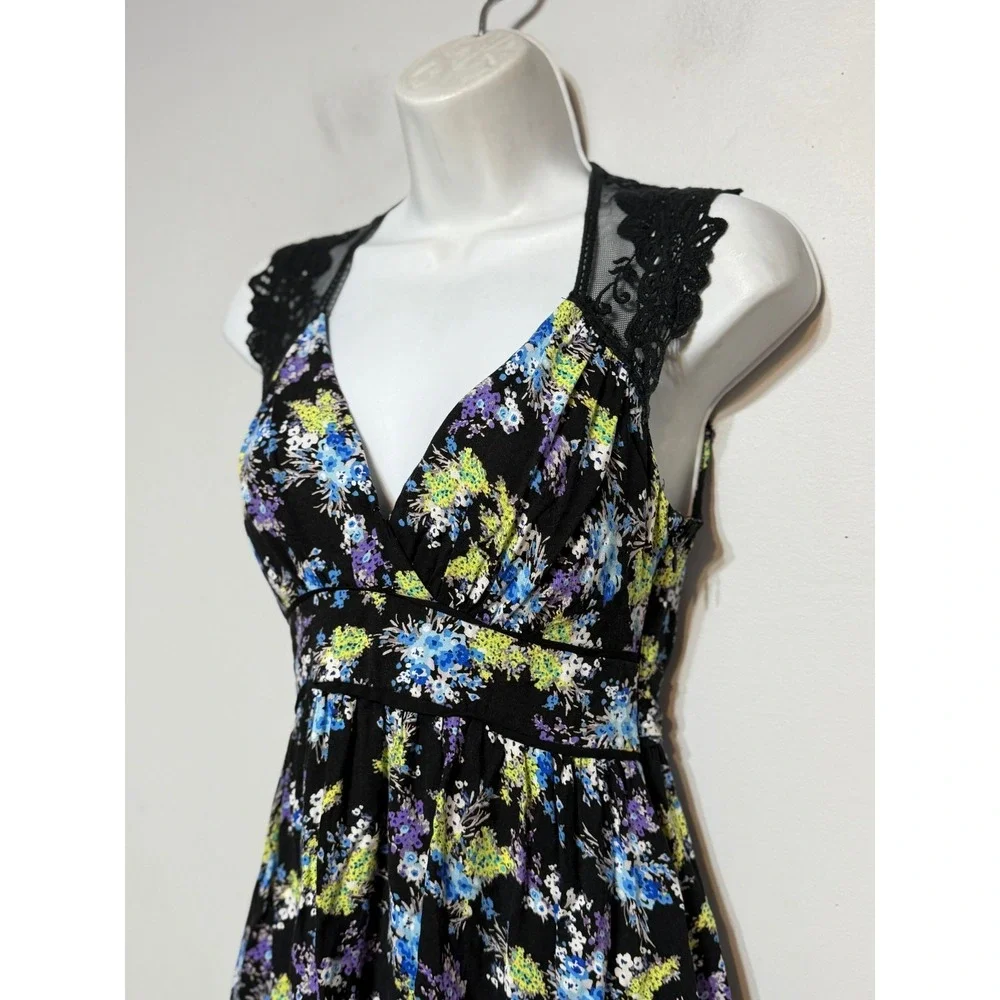 Vtg Y2K Speechless Dark Coquette Dress‎ Women Size S Whimsigoth Fairy Grunge
